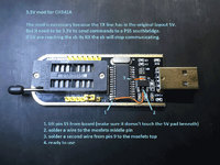 CH341A 3.3 V modification